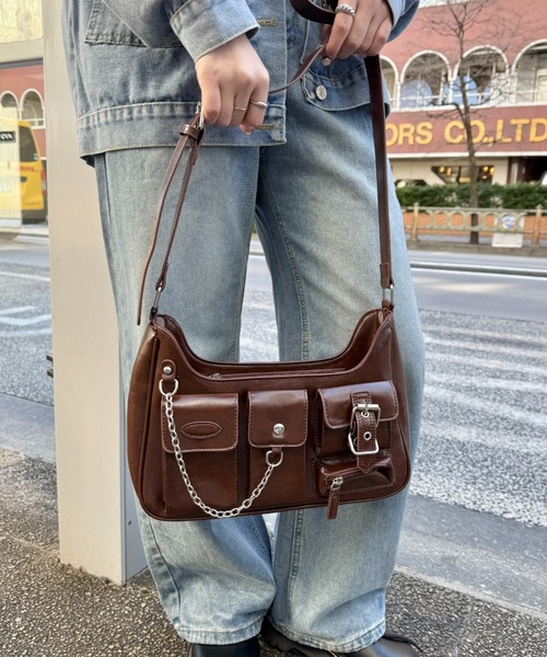 SOLLON.（ソルロン） ショルダーバッグ バッグ アウトポケットワン