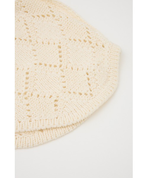SLY（スライ） ニット帽 ニットキャップ レディース COTTON CROCHET