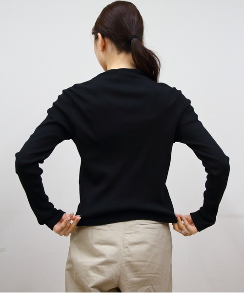 カーディガン ORCIVAL/オーシバル　モックネックカーディガン　MOCK NECK CARDIGAN　OR-C0424 CMR レディース | ORCIVAL | 05