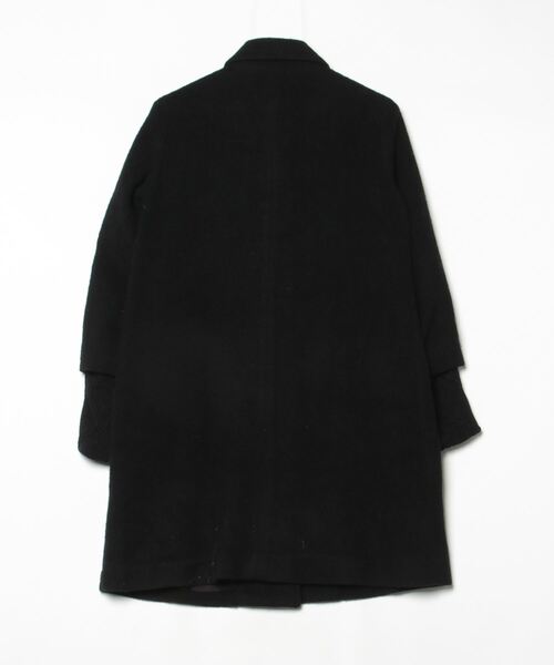 「REAC」 ステンカラーコート 2 ブラック レディース_画像2