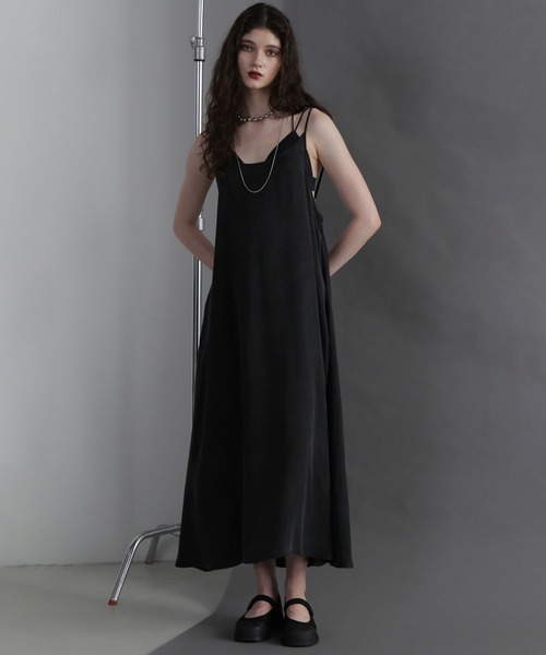 ワンピース stephanie 花柄ワンピース シフォン Aラインワンピ[品番：JSFW0014234]｜JS