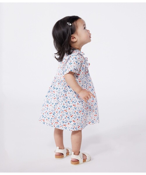 PETIT BATEAU 花柄 半袖ワンピース 12ans/152cm プチバトー PETIT BATEAU 花柄ワンピース 12m - メルカリ
