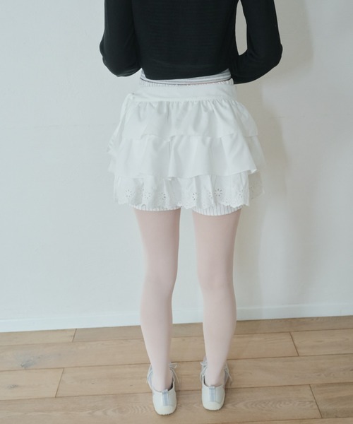 スカート Smyeon Multi ribbon tiered skirt Smyeon スカート Multi ribbon tiered skirt/マルチリボン