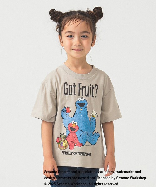 FRUIT OF THE LOOM tシャツ / セサミストリート プリント T