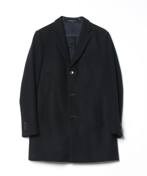 【送料無料】Theory セオリーのチェスターコート　黒　ブラック　Sサイズ 送料無料】Theory セオリーのチェスターコート黒ブラックSサイズ
