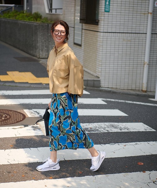 Jines スカート グラフィックジャージタイトスカート : ZOZOTOWN