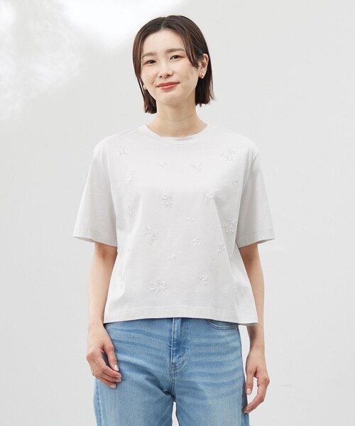 tシャツ 「洗える」スパンコール Tシャツ レディース : ZOZOTOWN