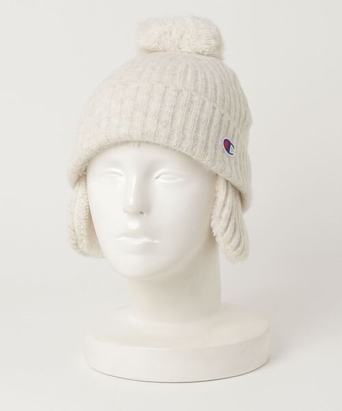 「Champion」 帽子 FREE アイボリー レディース_画像4