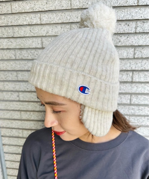 「Champion」 帽子 FREE アイボリー レディース_画像5