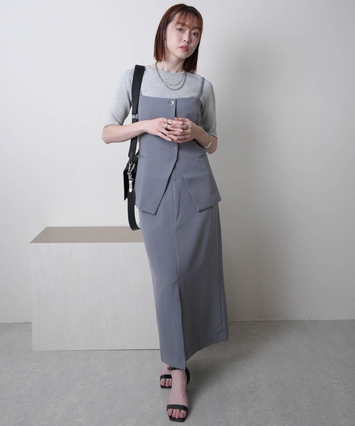 SETTO セットアップ キャミビスチェ×タイトスカートSET