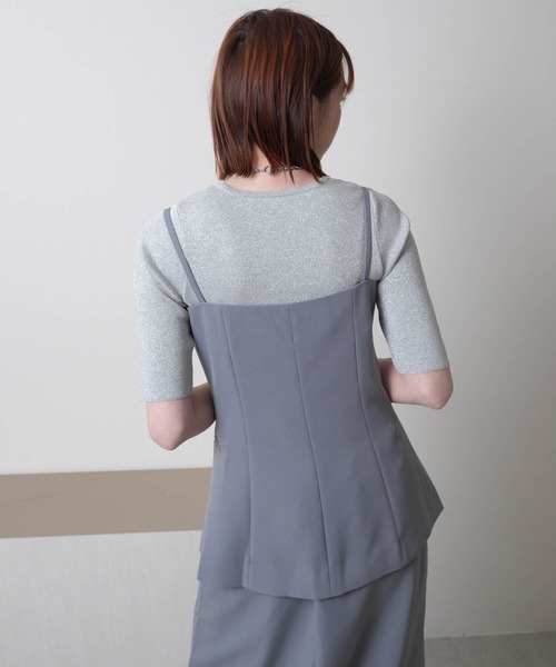 SETTO セットアップ キャミビスチェ×タイトスカートSET