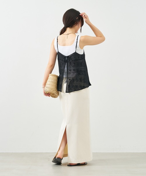 MICA&DEAL スカート ストレートチノスカート「2サイズ展開