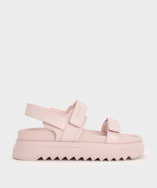 CHARLES ＆ KEITH（チャールズ&キース） 厚底 サンダル ダブル