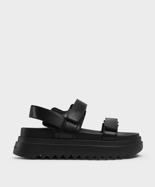 CHARLES ＆ KEITH（チャールズ&キース） サンダル ダブルストラップ