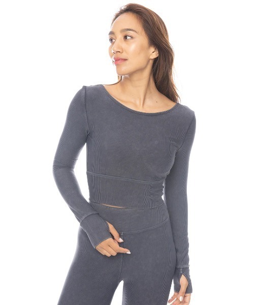 BILLABONG レディース 「ACTIVE」 ACTIVE RIB BRA LS TEE アクティブウェア 「2025年春夏モデル」/ビラボントレ