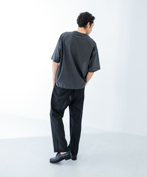 ウォッシャブルウールサイロフィルショートスリーブ Tシャツ URBAN RESEARCH tシャツ ウォッシャブルウールサイロフィル