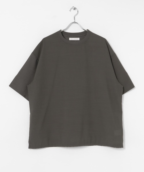 ウォッシャブルウールサイロフィルショートスリーブ Tシャツ WOOLRICH ウールリッチ LOGO PRINT S/S T-SHIRT ロゴ プリント