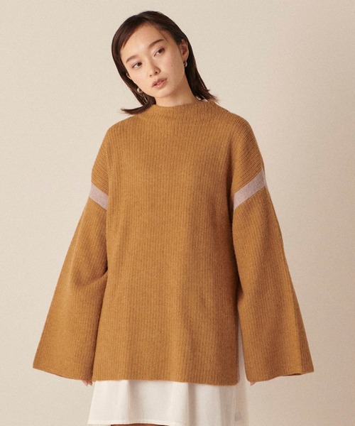 「forksy.」 長袖ニット FREE カーキ レディース_画像3