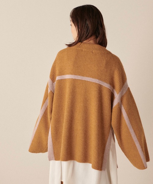 「forksy.」 長袖ニット FREE カーキ レディース_画像5