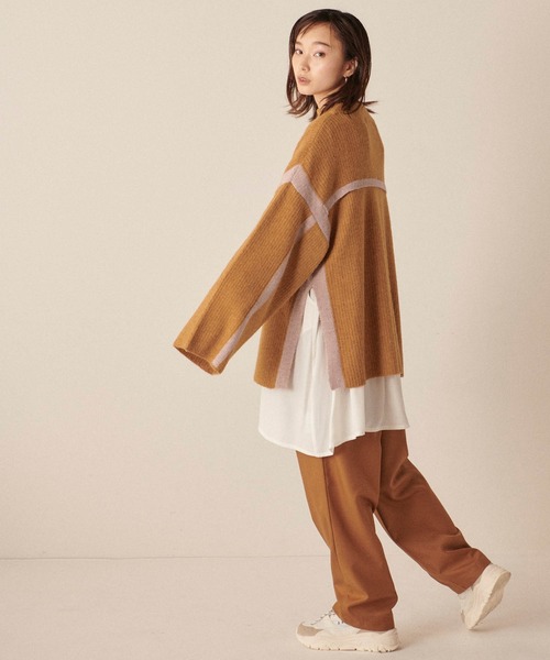 「forksy.」 長袖ニット FREE カーキ レディース_画像7