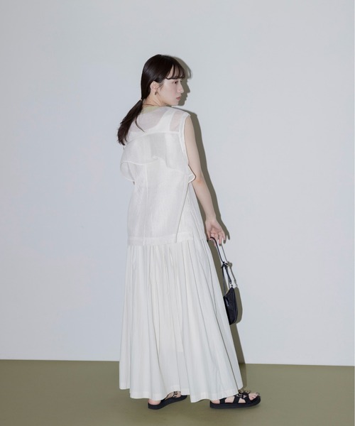 Eimee Law スカート ベルテッド タックプリーツスカート