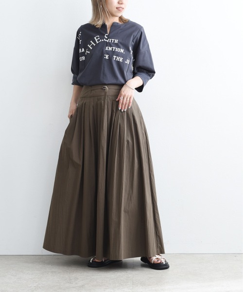 エイミーロウ　ベルテッド タックプリーツスカート　Eimee Law Eimee Law スカート ベルテッド タックプリーツスカート