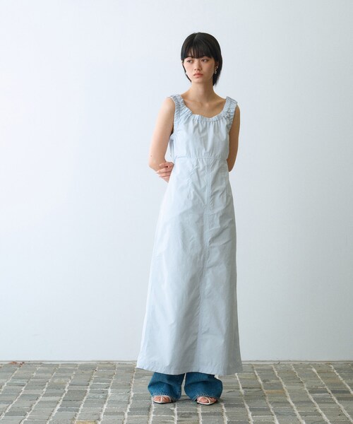 ワンピース CODE A sporty gathered dress sporty gathered dress（マキシ・ロングワンピース） | CODE A