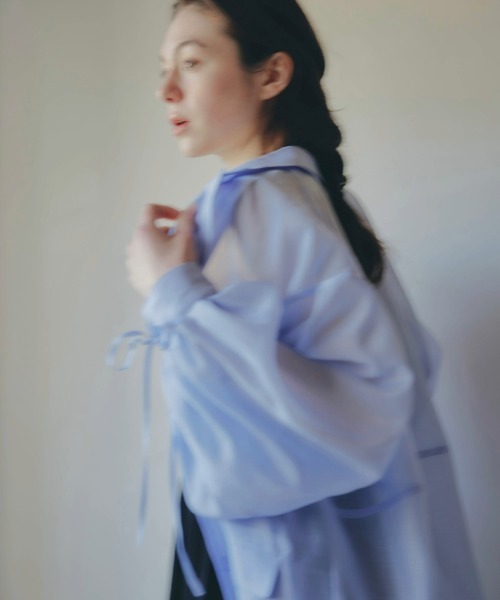 ジャケット・アウター shell like button sheer jacket mideal ジャケット テーラードジャケット shell like button