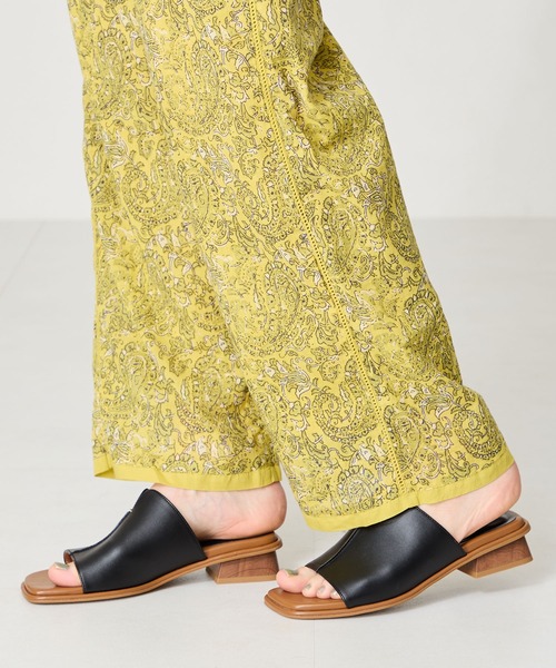 新品未使用ミュールサンダル セール】チャンキーヒールミュールサンダル（サンダル）｜Lace