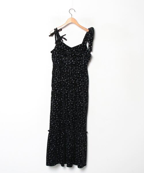 「merry jenny」 サロペットスカート FREE ブラック レディース_画像2