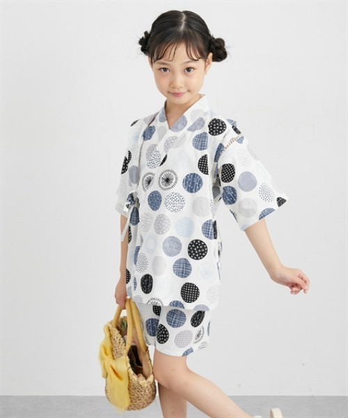 浴衣 「ZOZO限定カラー/ネイビー系(北欧花火)登場！」甚平スーツ 「綿