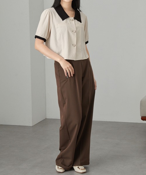 極美品credonaクレドナ ブラウス　パフスリーブ　バルン袖　フリー 極美品credonaクレドナ ブラウス パフスリーブ バルン袖 フリー 長袖