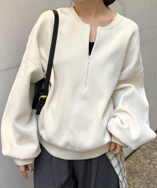 RANAN（ラナン） ニット セーター 「26AW新色追加」ハーフジップ