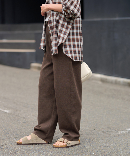 journal standardニットパンツ JOURNAL STANDARD relume パンツ 「25AW新作」フルニードル
