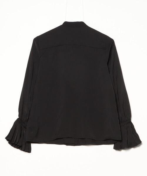 BANANA REPUBLIC」 7分袖ブラウス S ブラック レディース