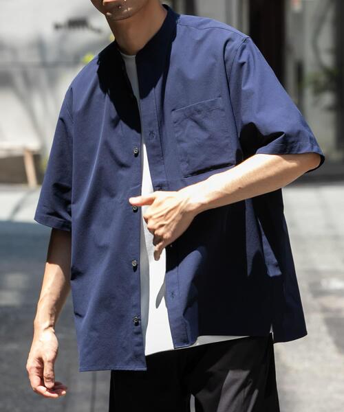URBAN RESEARCH ROSSO MEN シャツ 「XLサイズあり」マイクロサッカー