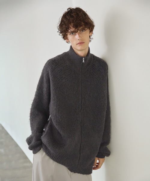 CTHY ニットカーディガン X-LARGE ブラック メンズ : ZOZOTOWN Yahoo