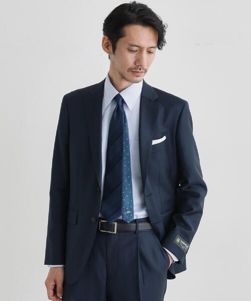 新品タグ付き　タケオキクチ　ネクタイ　ネイビー　無地　ソリッドタイ　光沢 TAKEO KIKUCHI（タケオキクチ） ネクタイ 「スマホスタンド機能付き
