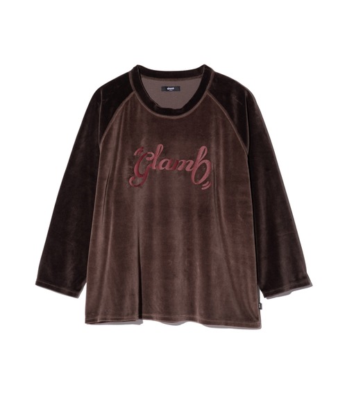 glamb（グラム） トレーナー スウェット Spin Logo Velour Sweat 