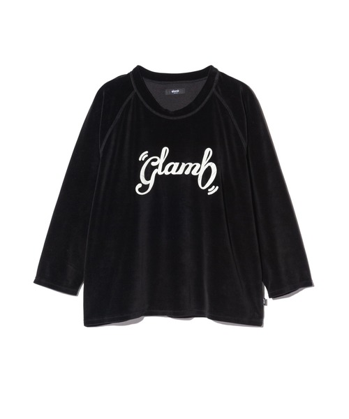 glamb（グラム） トレーナー スウェット Spin Logo Velour Sweat 