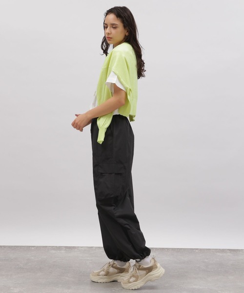 「LAKOLE」 カーゴパンツ SMALL カーキ レディース
