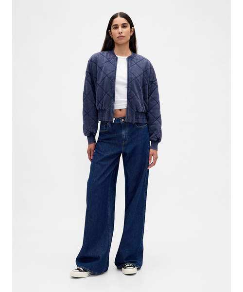 GAP 新品未使用 キルティングアウター ジャケット セール】ヴィンテージソフト キルティング ボンバージャケット（その他