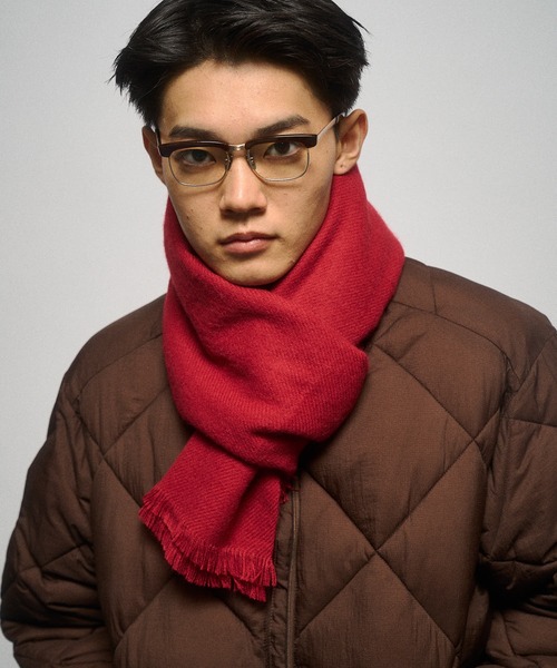 THE BOLDMAN マフラー Short Flinge Muffler / ショートフリンジ