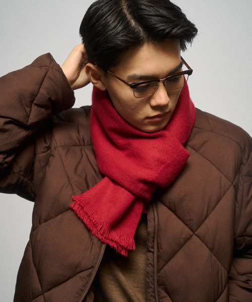 THE BOLDMAN マフラー Short Flinge Muffler / ショートフリンジ