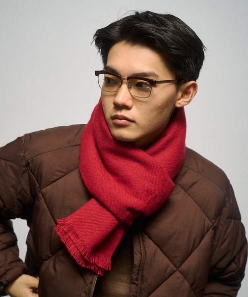 THE BOLDMAN マフラー Short Flinge Muffler / ショートフリンジ