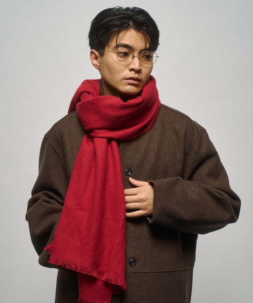 THE BOLDMAN マフラー Short Flinge Muffler / ショートフリンジ