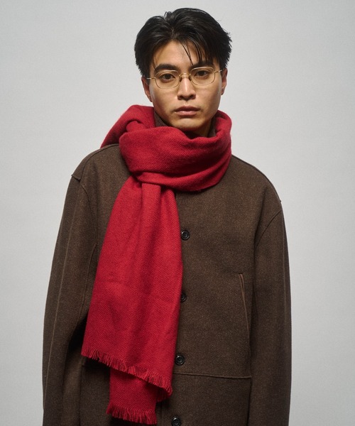 THE BOLDMAN マフラー Short Flinge Muffler / ショートフリンジ