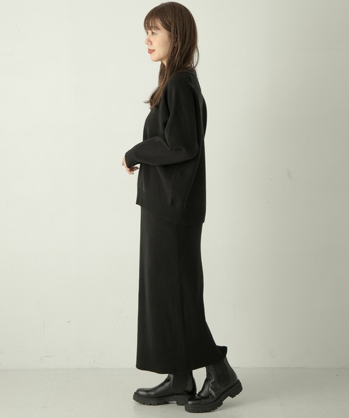 URBAN RESEARCH Sonny Label ワンピース 「WEB限定」スウェットライク