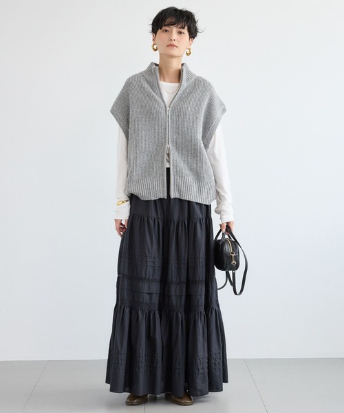 ☆バンヤードストーム☆ スカラップコットンレーススカート 黒 セール】BARNYARDSTORM / スカラップコットンレーススカート / ハンド