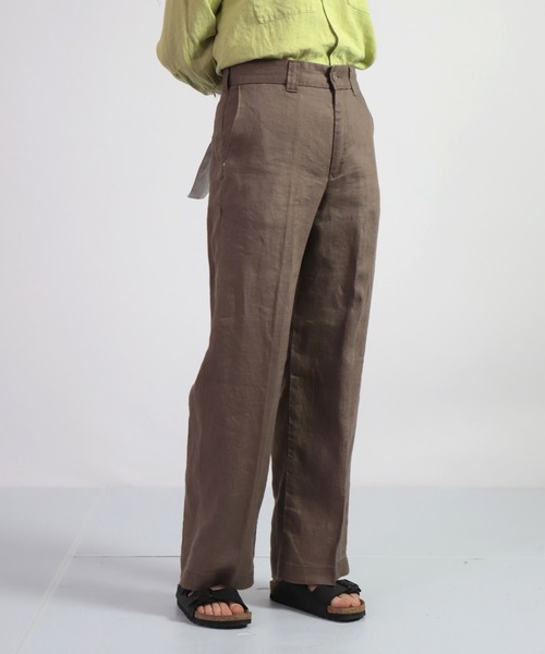 「D.M.G.」 パンツ M ネイビー レディース_画像2